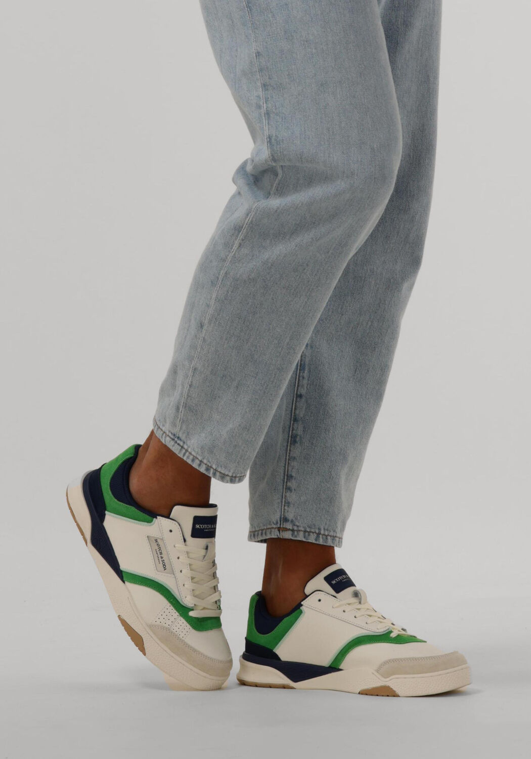 Witte SCOTCH & SODA Lage sneakers COURT CUP - large