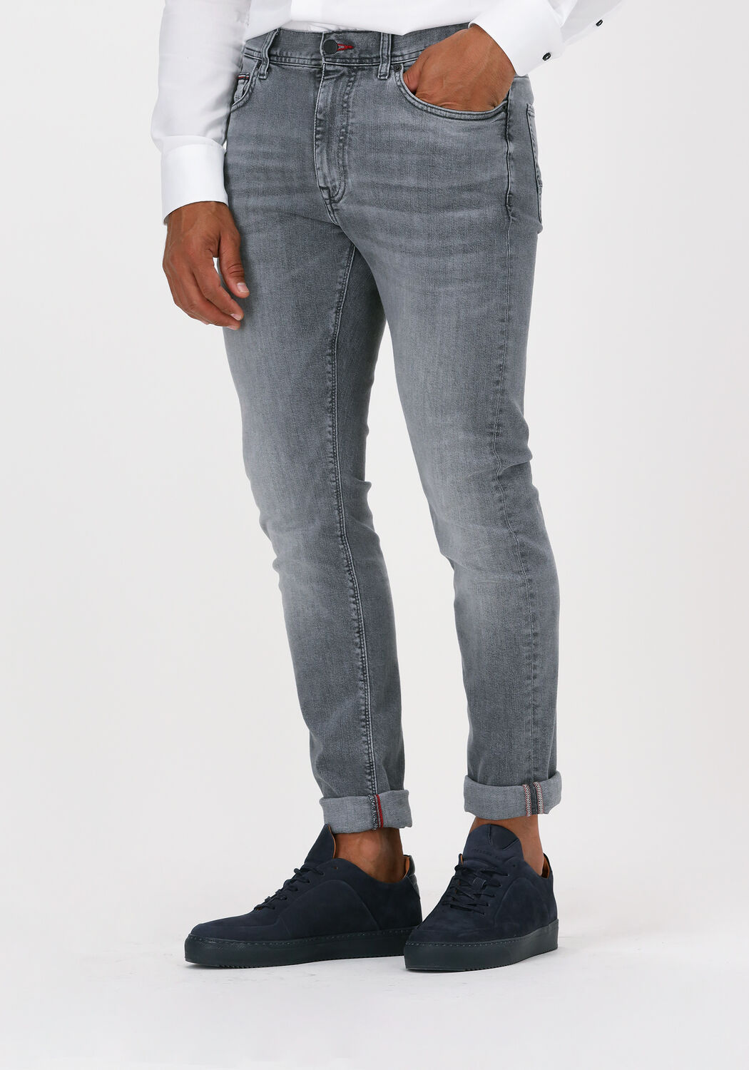 Grijze TOMMY HILFIGER Slim fit jeans SLIM BLEECKER SSTR DAWN GREY | Omoda
