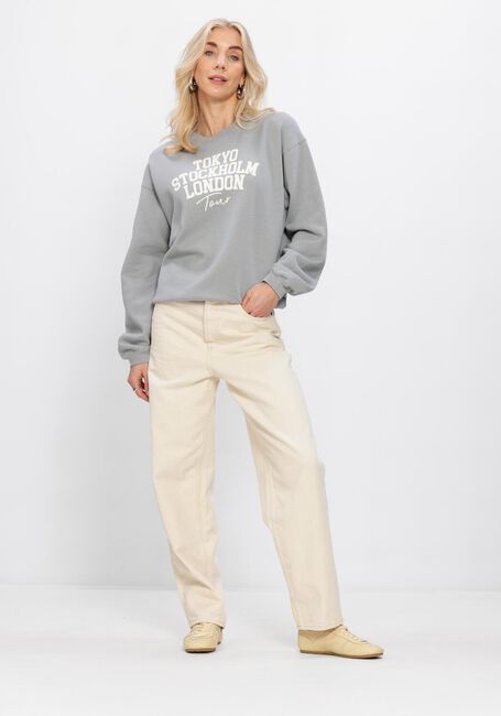 Grijze PENN & INK Sweater SWEATER PRINT - large