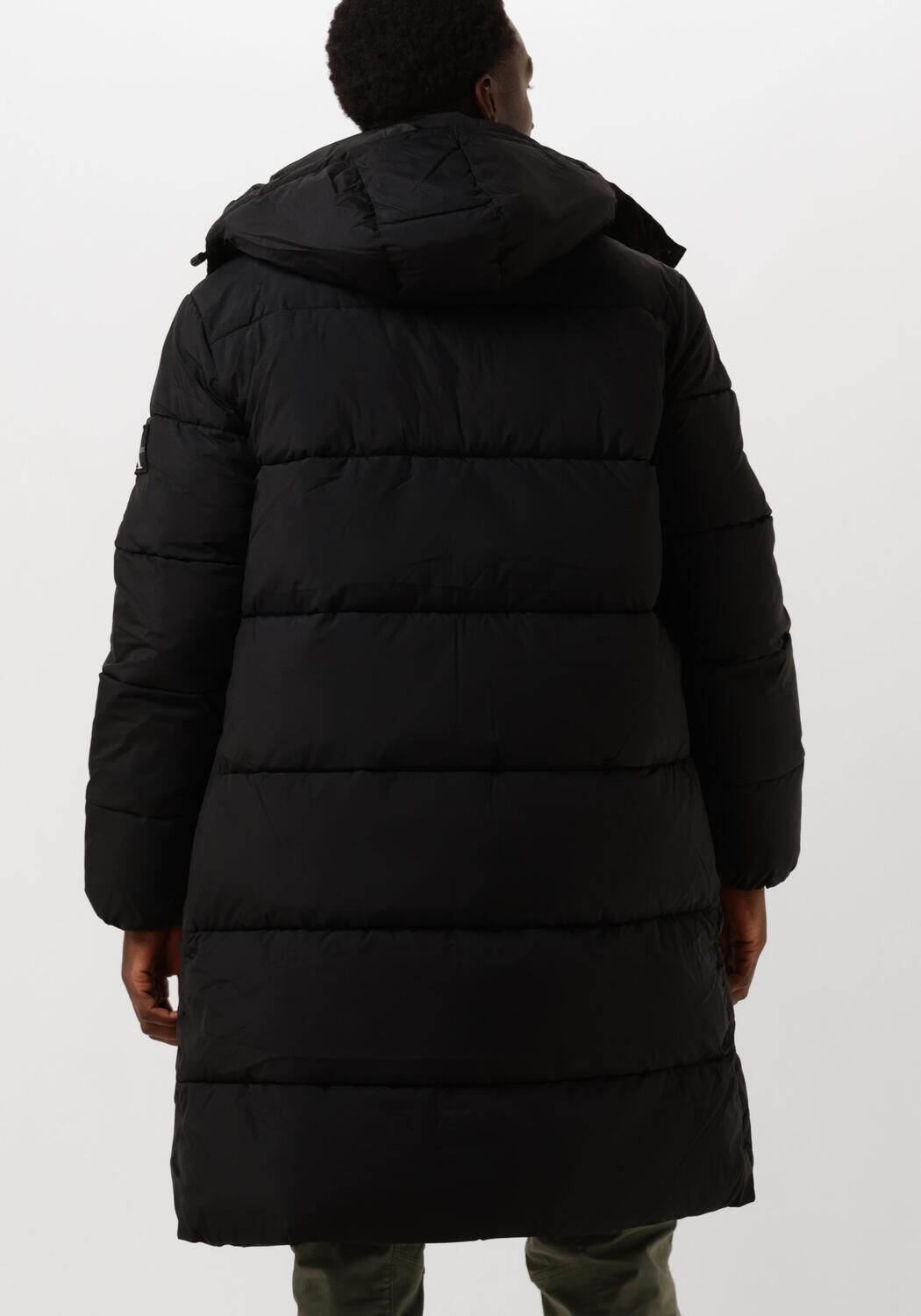 CALVIN KLEIN Heren Jassen Essentials Non Down Long Parka Zwart