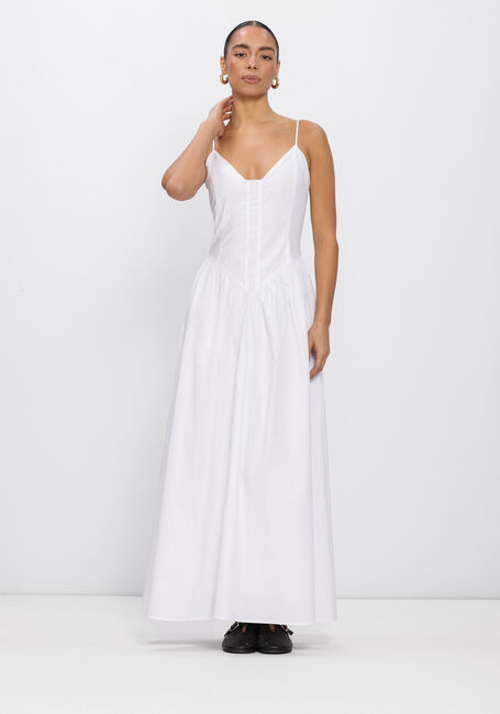 Witte OMODA ATELIER Maxi jurk X MODEROSA - AURORA - large