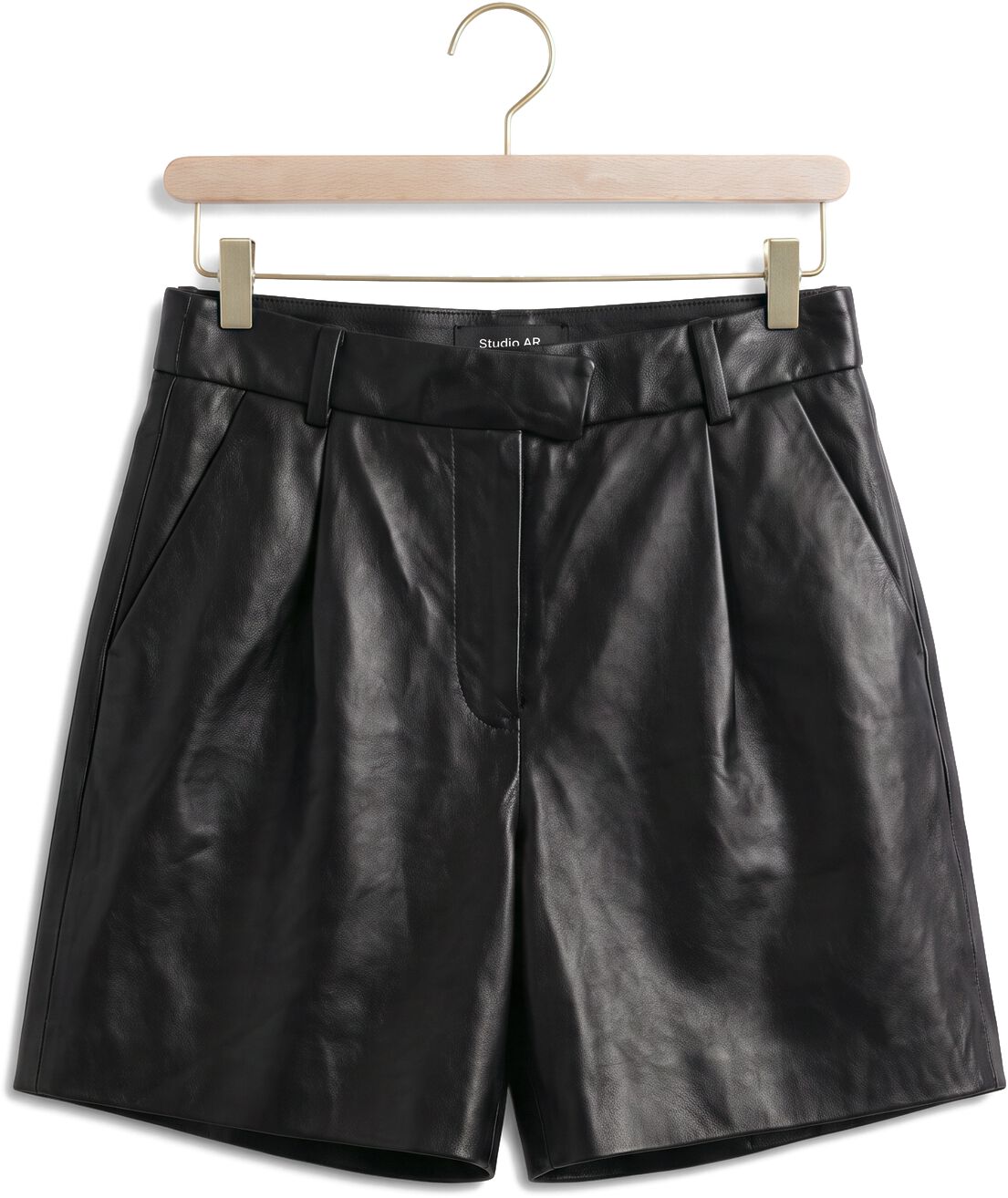 STUDIO AR Dames Broeken Sofie Sheep Soft Waxed Zwart