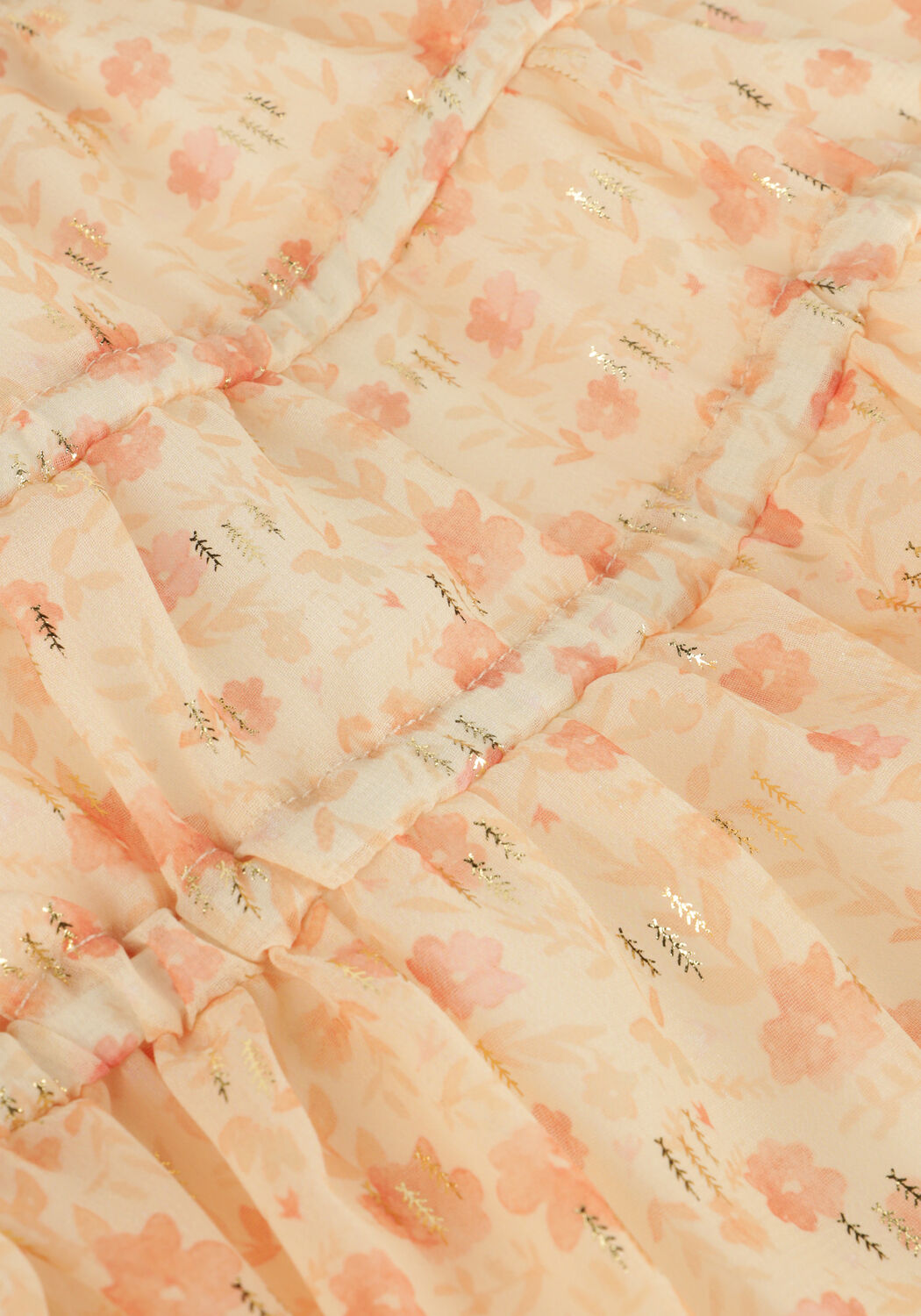 LIKE FLO Meisjes Rokken Chiffon Flower Skirt Beige