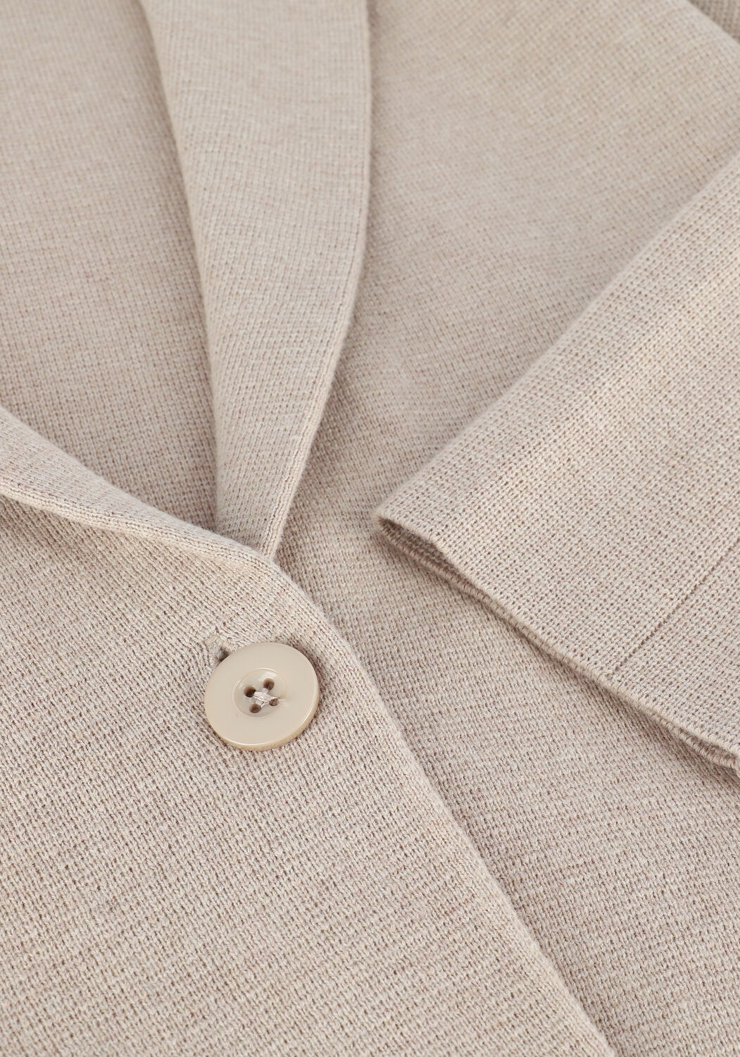 Taupe KNIT-TED Vest SAMMIE CARDIGAN - large