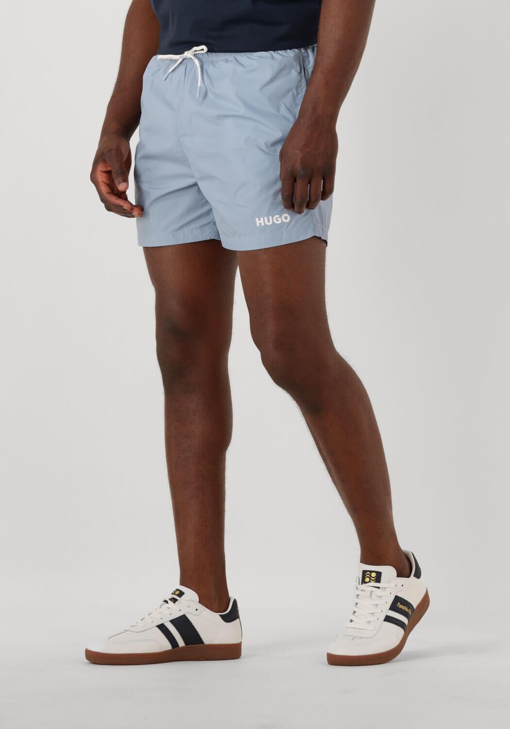HUGO Relaxed fit zwembroek met labelprint model 'HAITI'