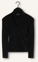 Zwarte GUESS Longsleeves LS MICRO SEQUIN RIB LEA SWTR Zwarte GUESS Longsleeves LS MICRO SEQUIN RIB LEA SWTR - medium