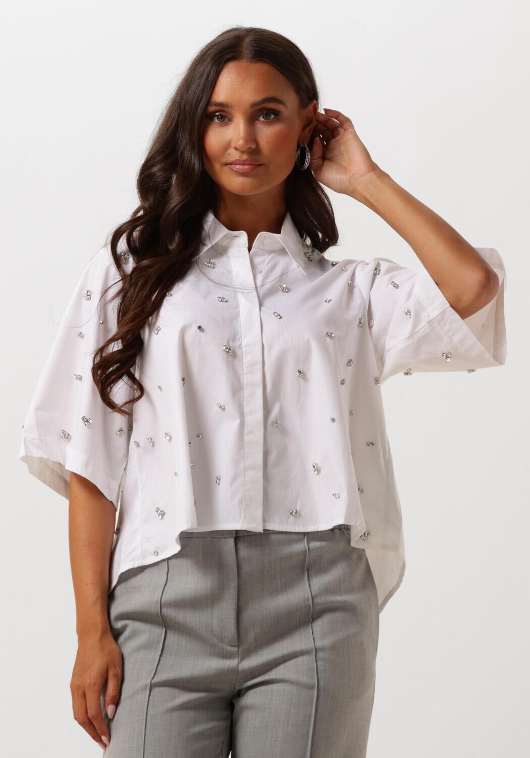EST'SEVEN Dames Blouses Alijah Blouse Wit