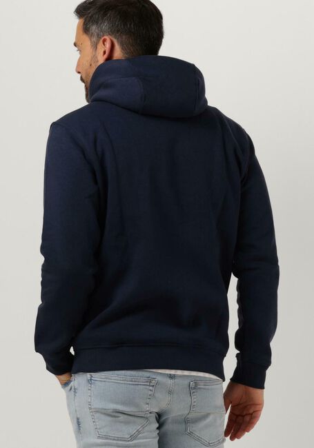 Donkerblauwe TOMMY JEANS Sweater REG TONAL LINEAR LOGO HOODIE - large