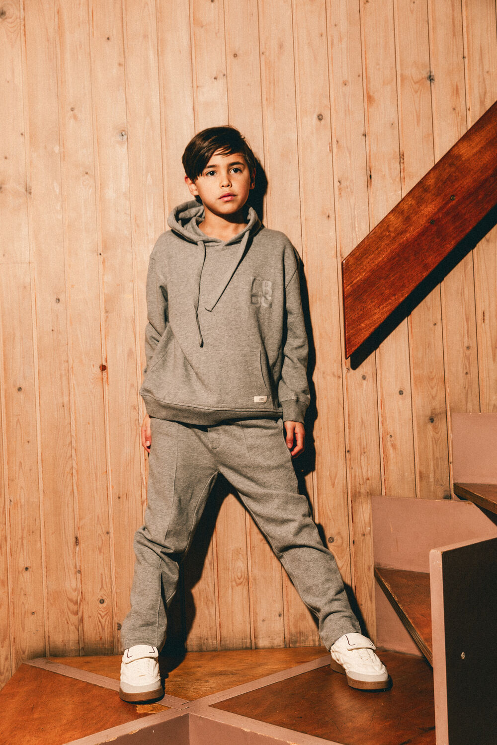 Grijze Labo de Colores Joggingbroek MISATO - large