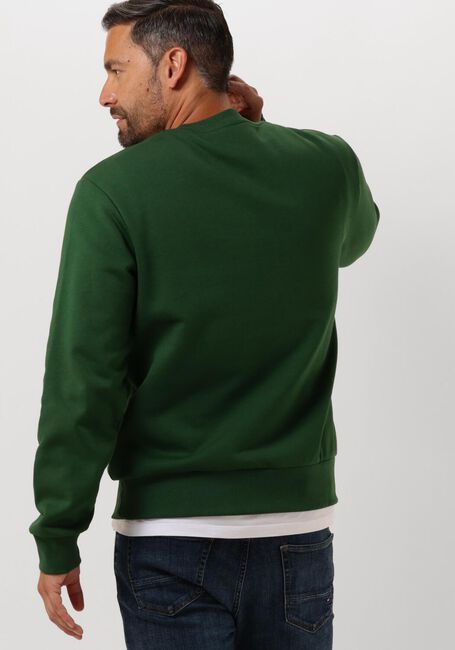 Groene LACOSTE Sweater CLASSIC FIT BRUSHED FLEECE SWEATSHIRT - large