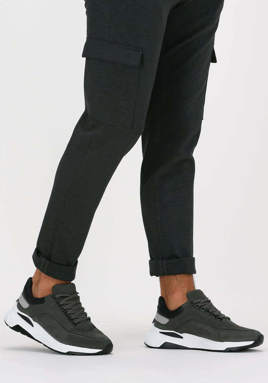 Grijze NUBIKK DUSK MALTAN Lage sneaker | Omoda