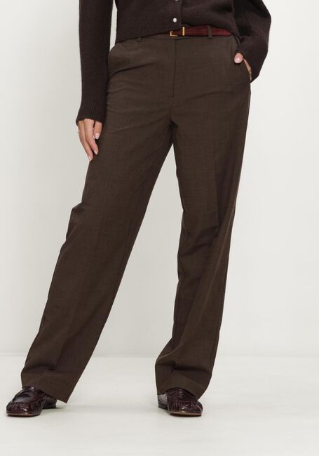 Bruine SELECTED WOMEN Pantalon SLWRELAXED SIGNE MW PANT - large