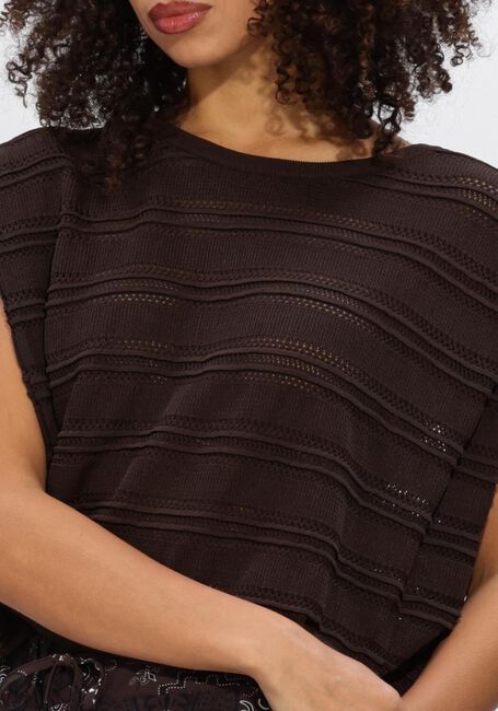 Bruine STUDIO ANNELOES Top Leona knitted top - large