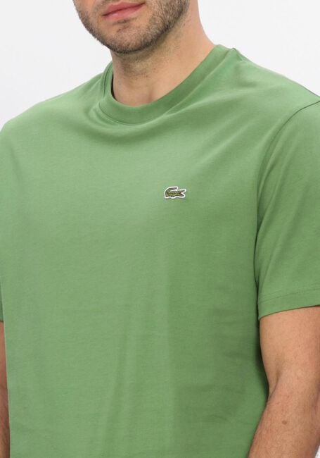 Groene LACOSTE T-shirt COTTON T-SHIRT - large