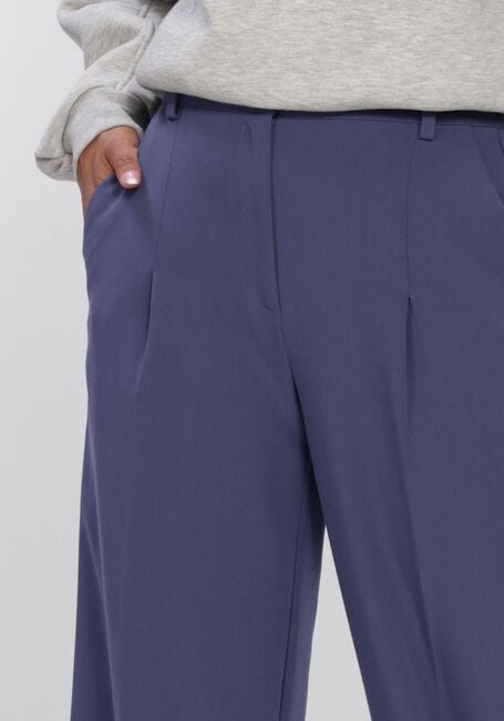 Blauwe ANOTHER LABEL Wijde broek ALMOORE PLEATED PANTS - large