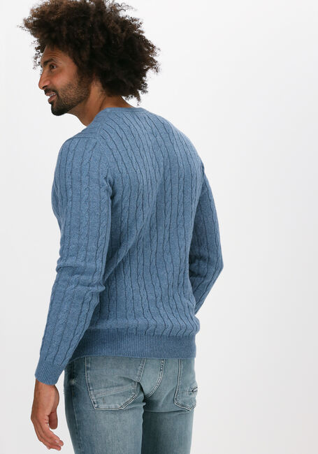 Blauwe LYLE & SCOTT Trui CABLE JUMPER - large