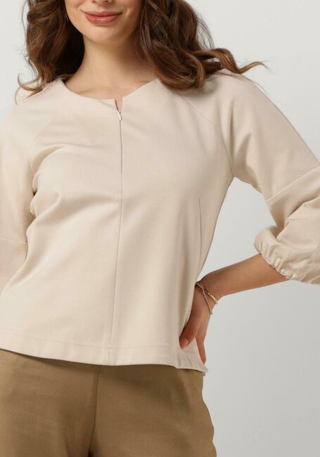 Gebroken wit SUMMUM Blouses TOP PUNTO MILANO - large