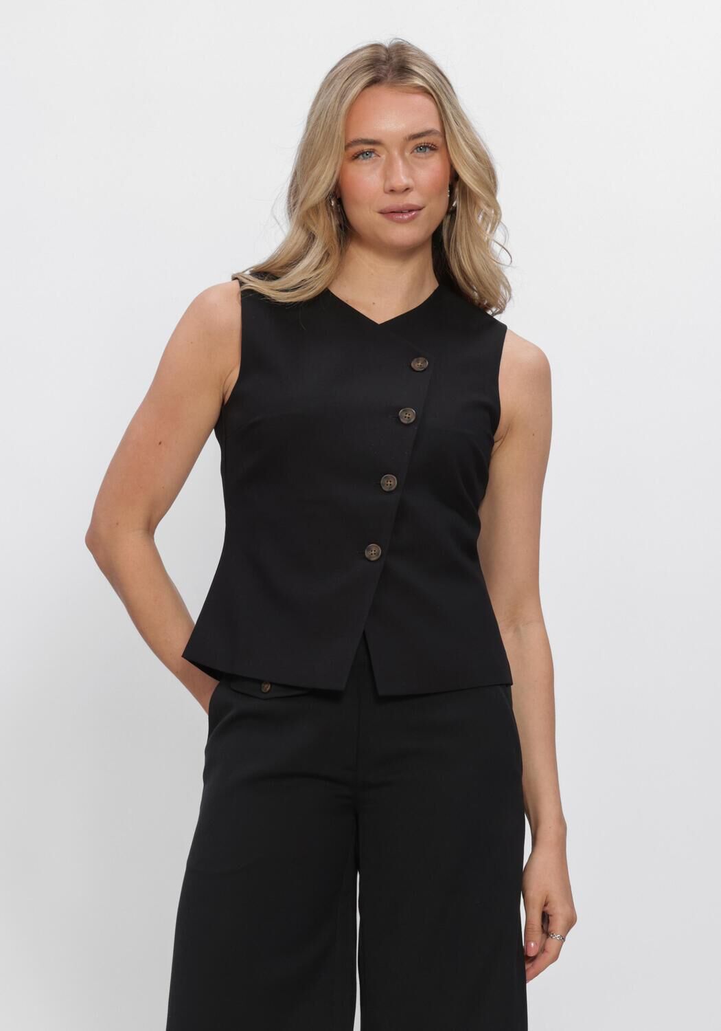 Zwarte ENVII Gilet ENMATHILDE SL VEST 6797 - large