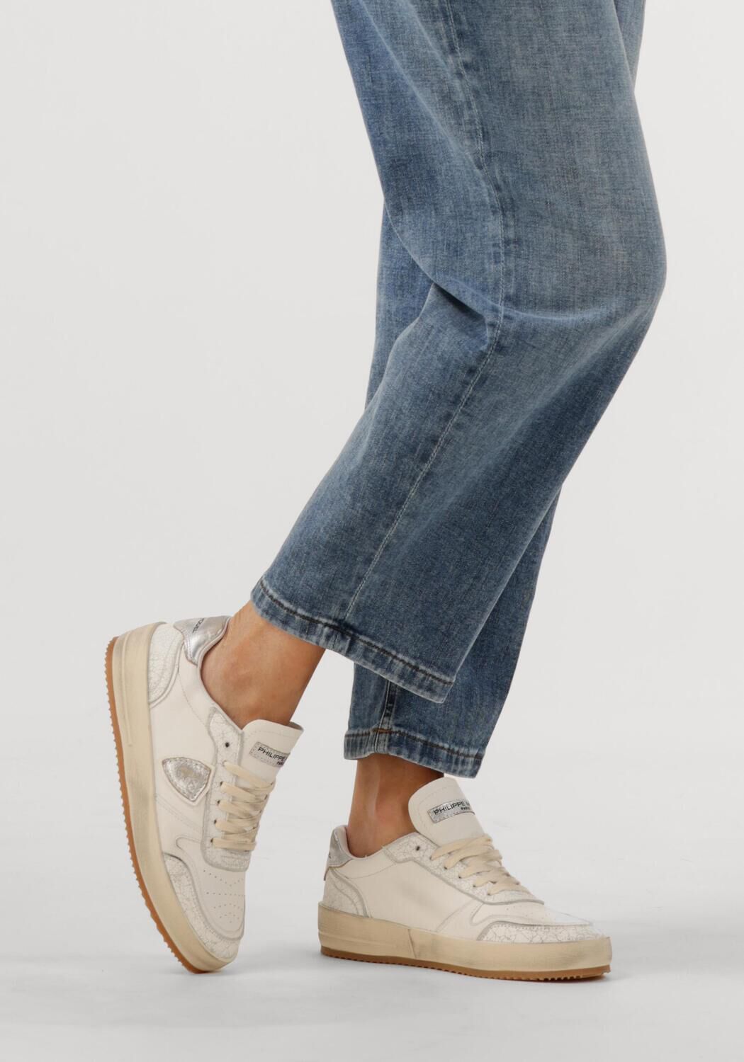 Witte PHILIPPE MODEL Lage sneakers NICE LOW WOMAN - large