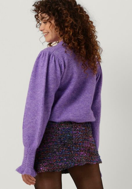Paarse OBJECT Trui OPHELIA L/S KNIT PULLOVER - large