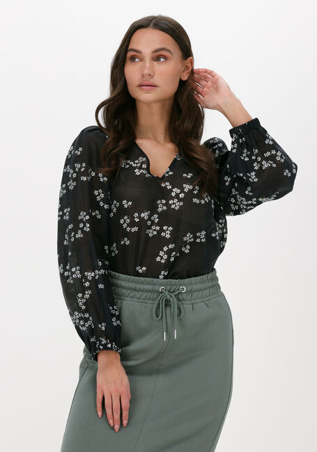 Zwarte SECOND FEMALE Blouses DAVIDA NEW BLOUSE - large