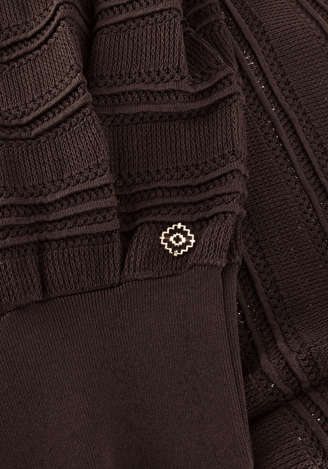 Bruine STUDIO ANNELOES Top Leona knitted top - large