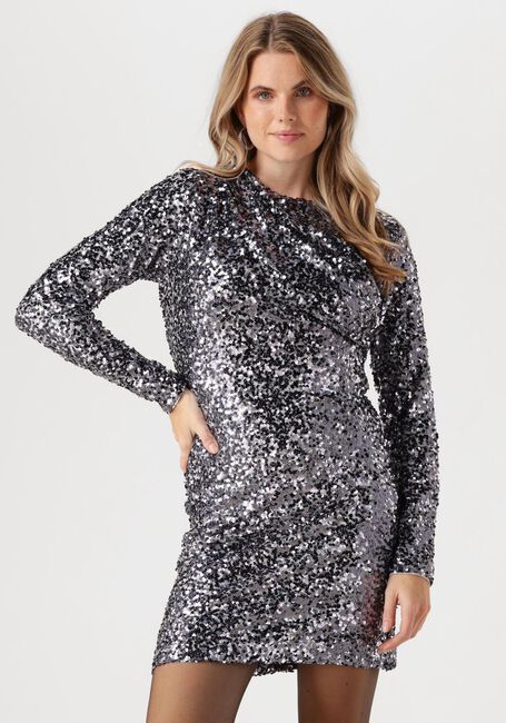 Zilveren Y.A.S. Mini jurk YASSPENA LS DRESS - large