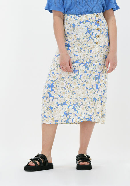 Blauwe OBJECT Midirok VICTOORIA LILITI SKIRT - large