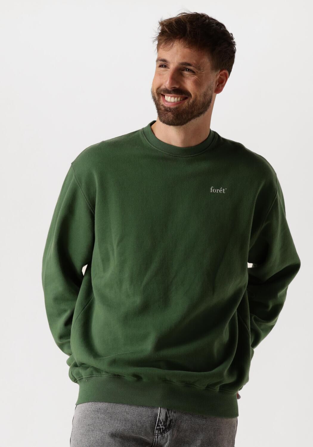 FORÉT Forét Heren Truien & Vesten Ocean Sweatshirt Groen