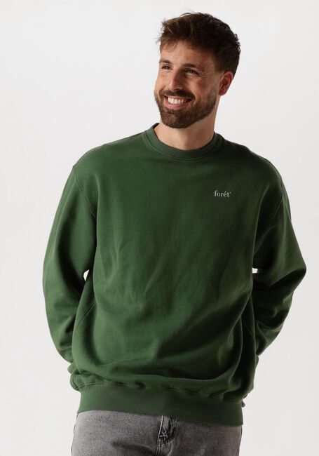 Groene FORÉT Trui OCEAN SWEATSHIRT - large