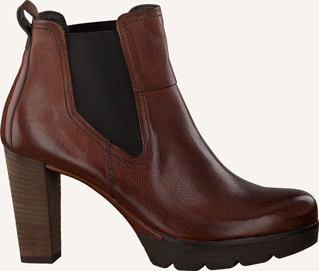 Cognac PAUL GREEN Enkellaarsjes 9683 Cognac PAUL GREEN Enkellaarsjes 9683 - large