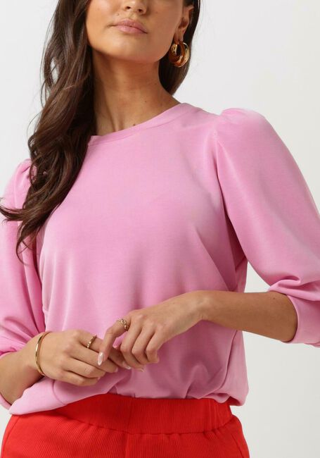 Roze SELECTED FEMME Trui SLFTENNY 3/4 SWEAT TOP - large