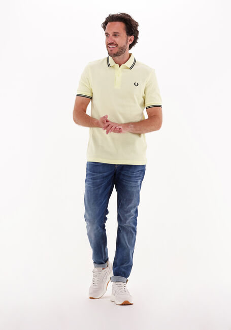 Gele FRED PERRY Polo TWIN TIPPED FRED PERRY SHIRT - large
