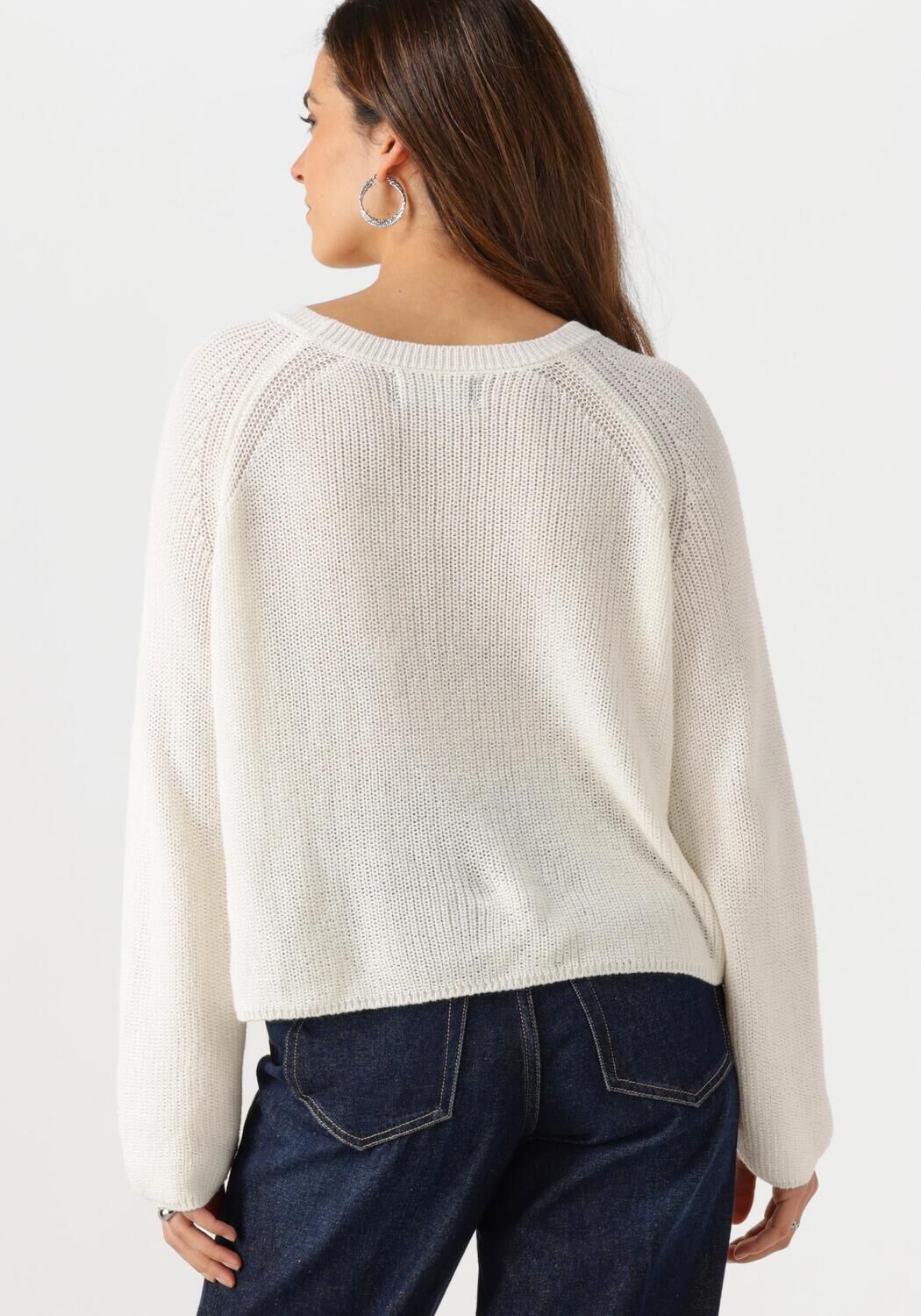 WITHBLACK Dames Truien & Vesten Wblindiana Ls O-neck Pullover Wit
