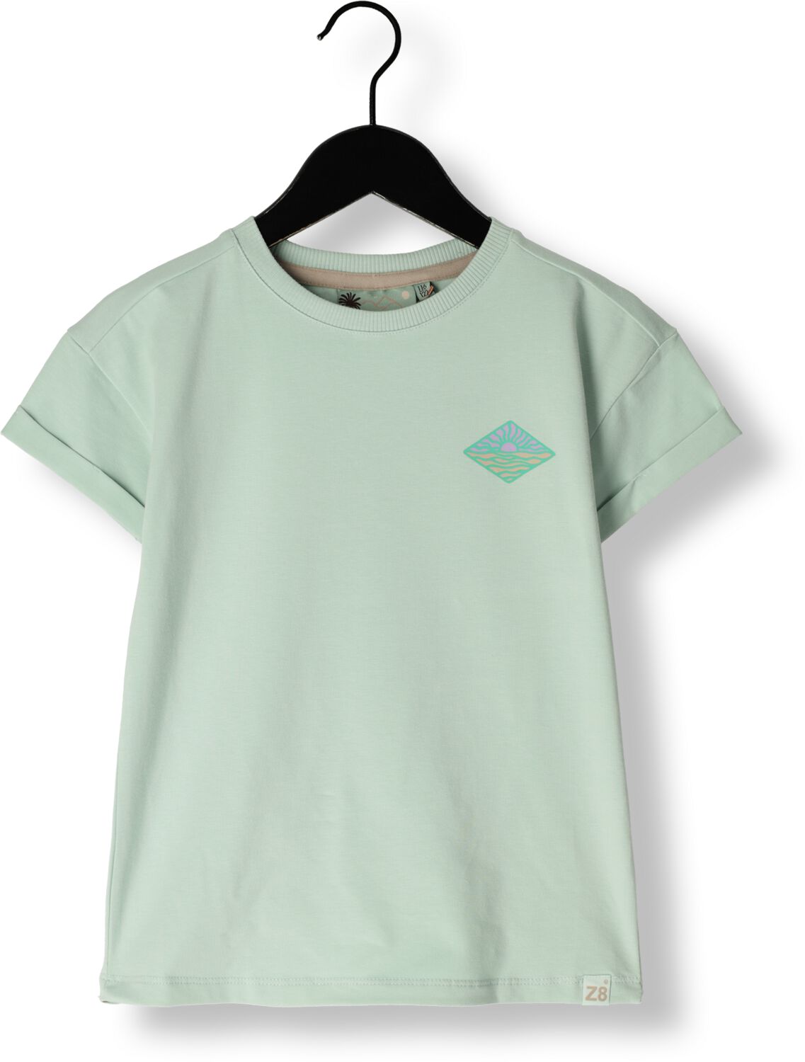 Z8 T-shirt Benck met backprint lichtgroen
