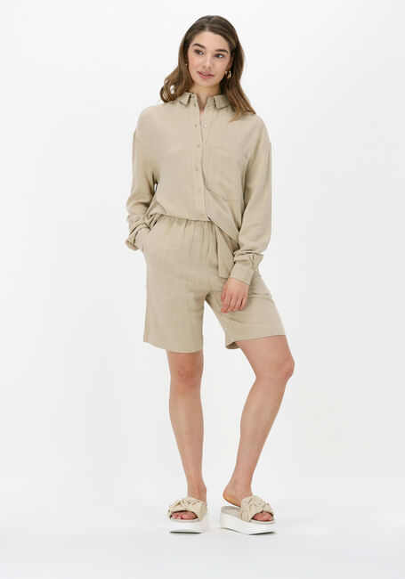 Beige ESMÉ STUDIOS Blouses MAREN OVERSIZE SHIRT - large