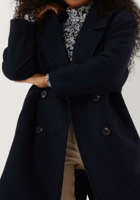 Donkerblauwe BY-BAR Mantel FLORENCE COAT - large