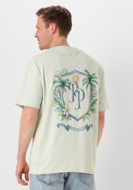 Mint PURE PATH T-shirt LOOSE FIT CREWNECK SS T-SHIRTS - large