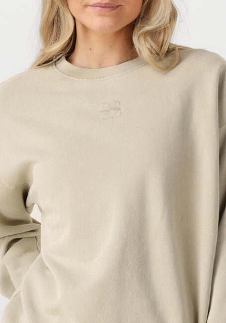 Beige MY ESSENTIAL WARDROBE Trui DIEGOMW LOGO EMB. SWEAT - large