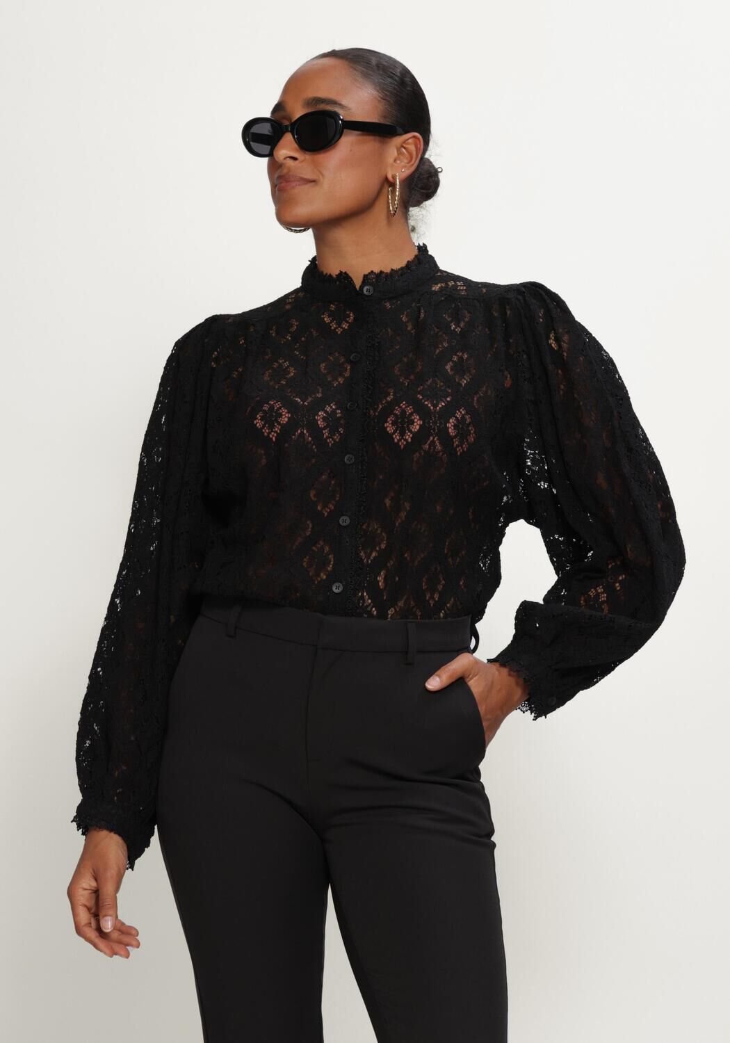 Zwarte GRACE & MILA Blouses BLOUSE - large