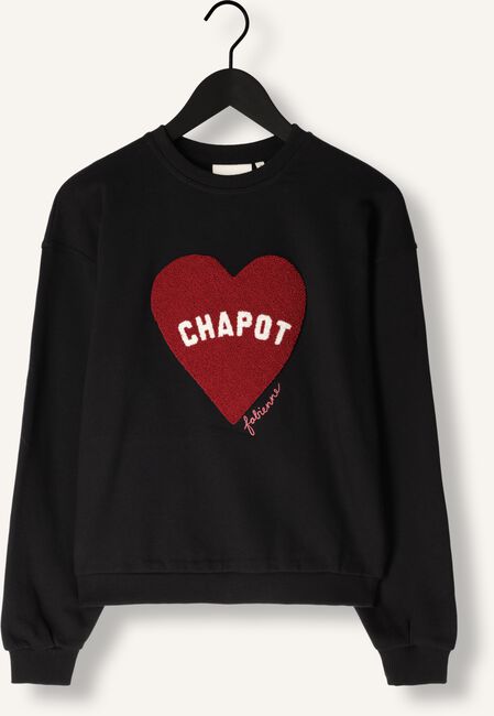 Zwarte FABIENNE CHAPOT Sweater TERRY SPORT HEART SWEATER Zwarte FABIENNE CHAPOT Sweater TERRY SPORT HEART SWEATER - large