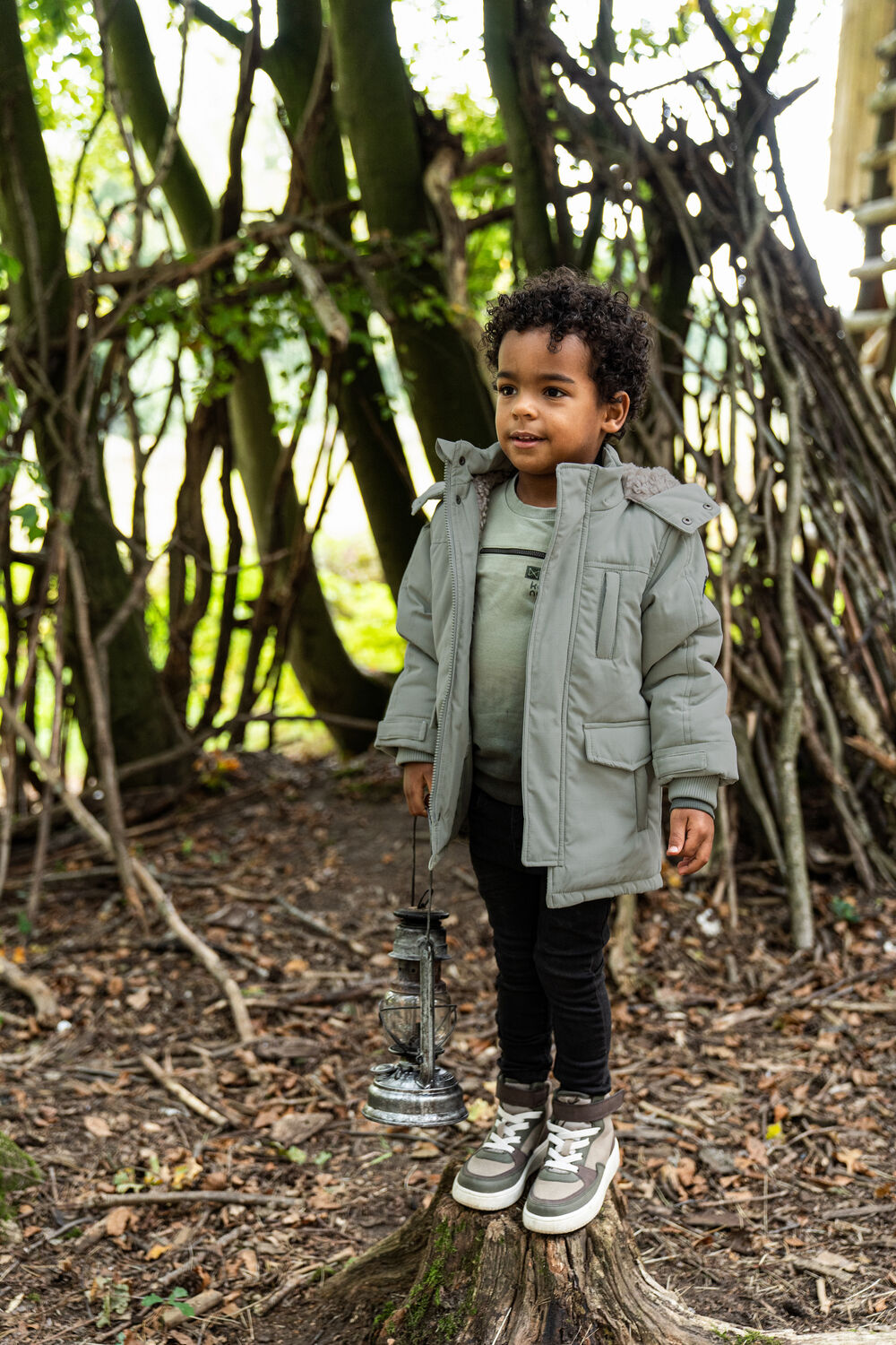 Groene KOKO NOKO Parka's Q52816 - large