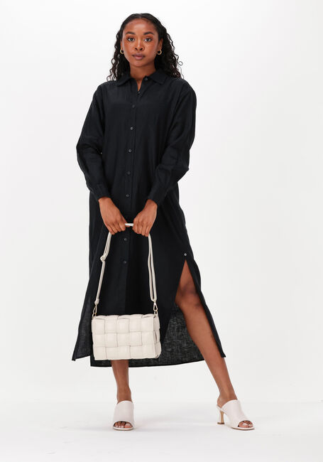 Zwarte OTTOD'AME Midi jurk ABITO DA4528 - large