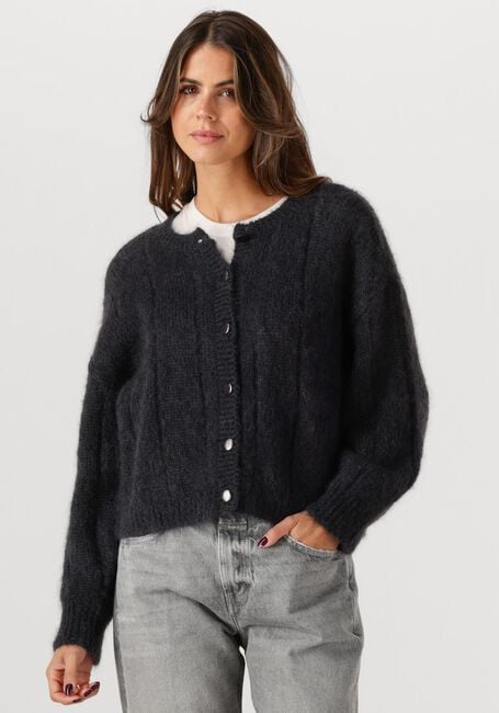 Donkergrijze DES PETITS HAUTS Vest CHOUETTE - large