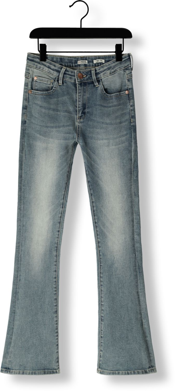INDIAN BLUE JEANS Meisjes Jeans 2102 Flared Fit Medium Denim Blauw