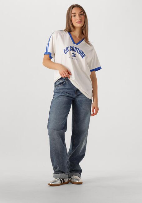 Blauwe CO'COUTURE T-shirt SIARACC OVERSIZE SPORTY V-TEE - large