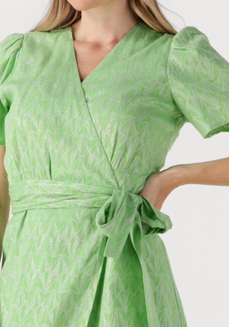Groene FREEBIRD Midi jurk BLOSSOM SS - large