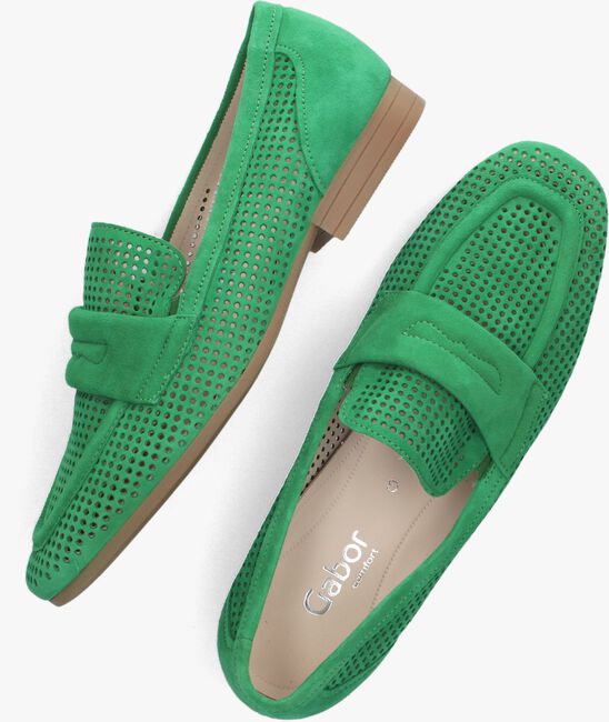 Moma Vintage Leren Loafers voor Vrouwen Green Dames Moma Vintage Leren Loafers voor Vrouwen Green Dames