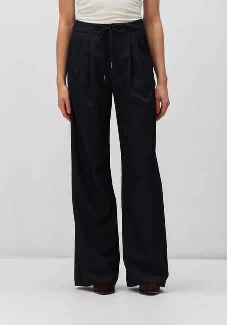 Donkerblauwe HAUTE L'AMITI&Eacute; Joggingbroek MICHELLE TAILOR TIE TALL PANT - large