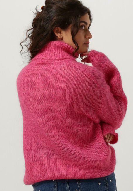 Fuchsia Y.A.S. Coltrui YASLAMBI LS KNIT ROLLNECK PULLOVER S. - large